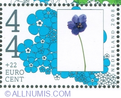 Image #1 of 44 + 22 Euro cent 2008 - Cranesbill