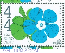 Image #1 of 44 + 22 Euro cent 2008 - Forget Me Nots