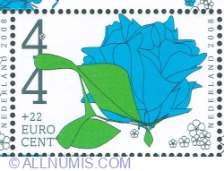 44 + 22 Euro cent 2008 - Floare "Nu ma uita"