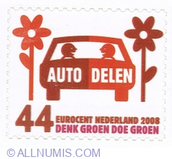 Image #1 of 44 Euro cent 2008 - Partajarea mașinii