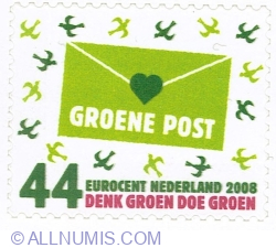 Image #1 of 44 Euro cent 2008 - Green Letters