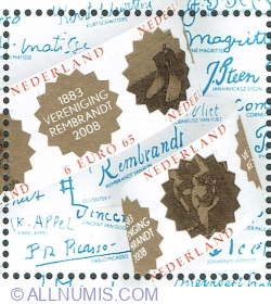 Image #1 of 6.65 Euro 2008 - 125 years of Rembrandt Association