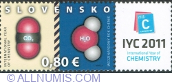 0.80 Euro 2011 - International Year of Chemistry