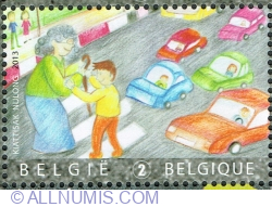 Image #1 of "2" 2013 - Siguranța rutieră: mergeți la zero. Desen de Kiattisak Nulong