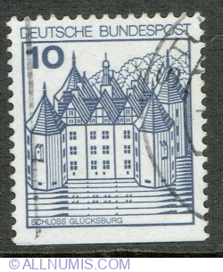 Image #1 of 10 Pfennig 1977 - Glücksburg Castle