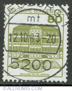 Image #1 of 80 Pfennig 1982 - Wilhelmsthal Castle