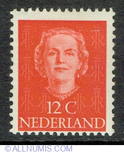 Image #1 of 12 Cents 1949 - Queen Juliana
