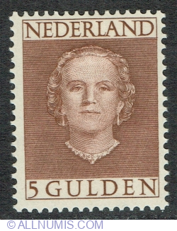 Image #1 of 5 Gulden 1949 - Regina Juliana