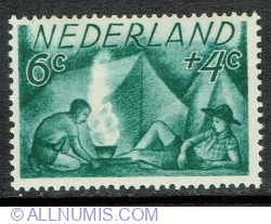 6 + 4 Cents 1949 - Camping