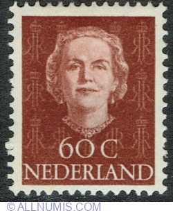Image #1 of 60 Cents 1949 -  Queen Juliana