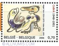 0,70 Euro 2006 - Cobra - Asger Jorn - Untitled