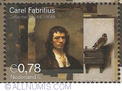 Image #1 of 0,78 Euro 2004 - Carel Fabritius - Selfportrait ca 1647-1648