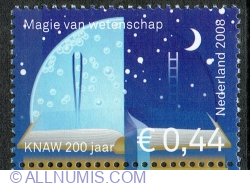 Image #1 of 0.44 Euro 2008 - 200 de ani Academia Regală Olandeză de Științe (KNAW)