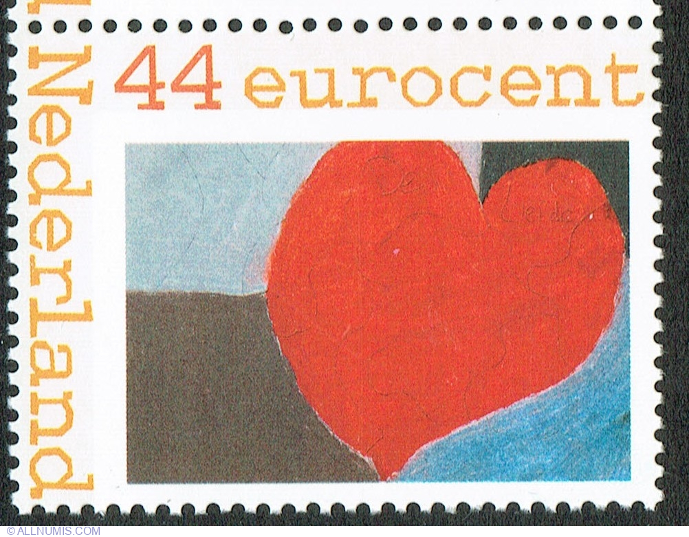 44 Euro cent 2008 Choice of the Netherlands red heart Misc