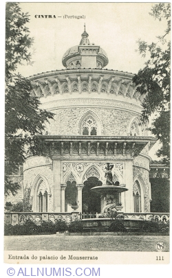 Cintra - Entrance of the Palace of Monserrate (1920)