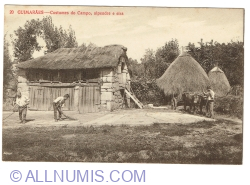 Guimarães - Country Customs, porch and threshing floor (1920)