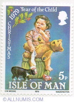 5 Pence 1979 - Christmas 1979: International Year of the Child