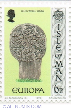 Image #1 of 6 Pence 1978 - Celtic Wheel-Cross