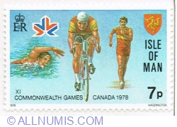 Image #1 of 7 Pence 1978 - 11th Commonwealth Games, Edmonton