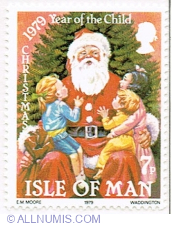 Image #1 of 7 Pence 1979 - Christmas 1979: International Year of the Child