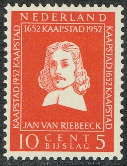 10 + 5 Cents 1952 - Jan van Riebeeck