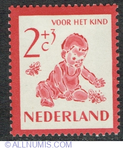 2 + 3 Cents 1950 - Toddler with Bees