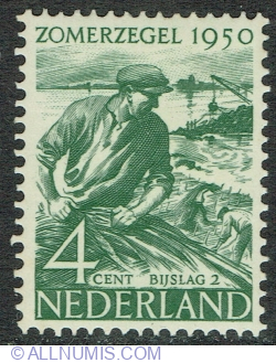 4 + 2 Cents 1950 - Dike Worker