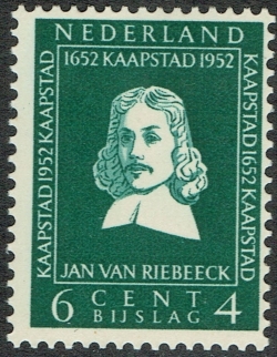 6 + 4 Cents 1952 - Jan van Riebeeck