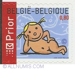 Image #1 of 0,80 Euro 2005 - Occasion Stamps - It's a Girl