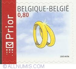 Image #1 of 0,80 Euro 2005 - Occasion Stamps - Marriage II