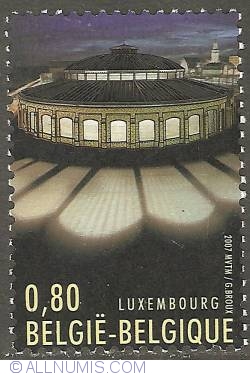 0,80 Euro 2007 - Rotonde nr. 1 (Luxembourg)