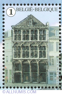 "1" 2015 - Grand Place of Mons: Hôtel du Blanc Lévrier