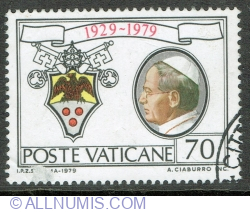 Image #1 of 70 Lire 1979 - Pius XI