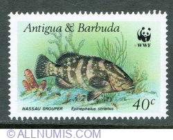 Image #1 of 40 Cents 1987 - Nassau Grouper