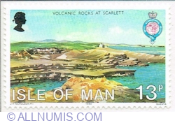 13 Pence 1980 - Volcanic Rock at Scarlett