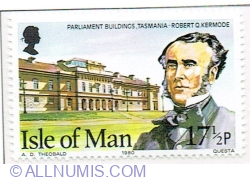 Image #1 of 17 1/2 Pence 1980 - Parliament Buildings, Hobart, Robert Quayle Kermode