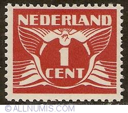 1 Cent 1927 - Flying dove