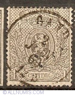 1 Centime 1867 - Small Lion
