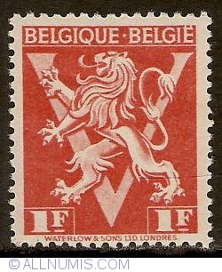 1 Franc 1944 - BELGIQUE-BELGIE