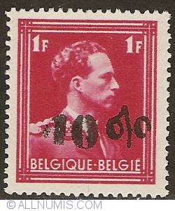 1 Franc 1946 with overprint -10%