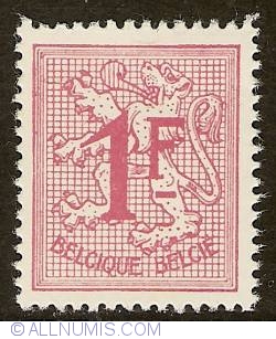 1 Franc 1951 - Heraldic Lion
