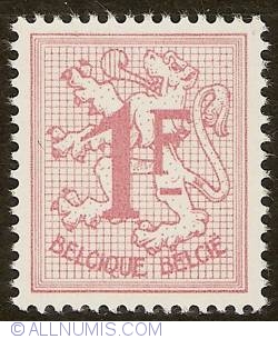 1 Franc 1960 - Heraldic Lion