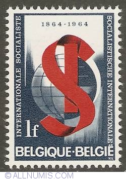 Image #1 of 1 Franc 1964 - Centennial of Socialistic First International