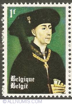 1 Franc 1964 - Rogier Van der Weyden - Philip cel Bun
