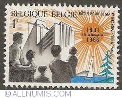 Image #1 of 1 Franc 1966 - 75th Anniversary of Rerum Novarum