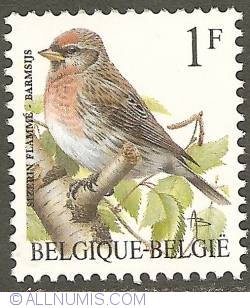 1 Franc 1992 - Common Redpoll