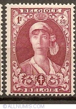 Image #1 of 1 Franc + 25 Centimes 1931 - Queen Elisabeth