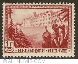 Image #1 of 1 Franc + 25 centimes 1932 - La Hulpe - Sanatorium