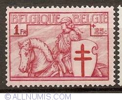Image #1 of 1 Franc + 25 Centimes 1934 - Knight