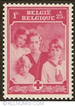 Image #1 of 1 Franc + 25 Centimes 1939 - Royal Family